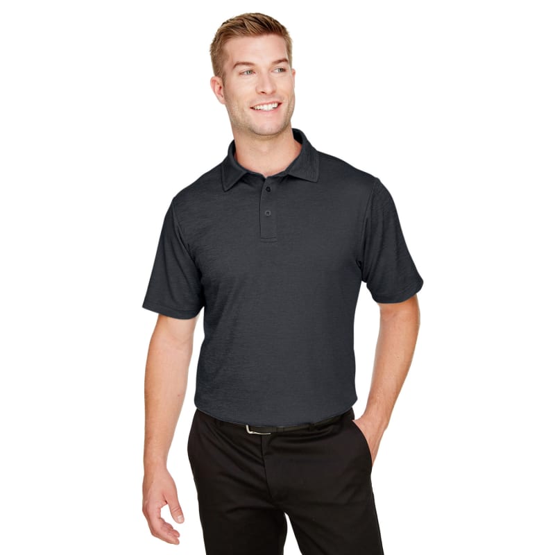Devon & Jones CrownLux Performance™ Men's Address Melange Polo 1