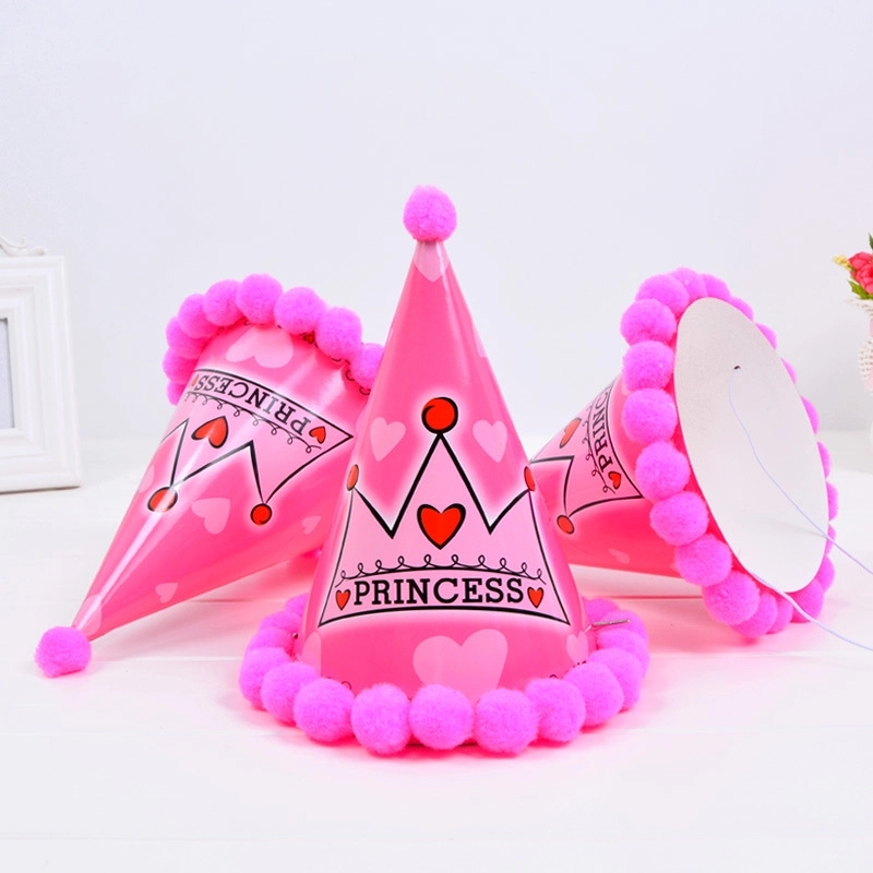 Birthday Party Kids Game Hat & Cake Celebration Decoration 2