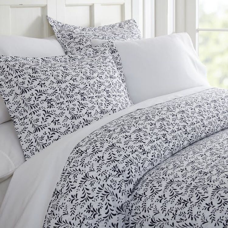 Duvet Cover Sets - Navy Queen 3 Piece 2