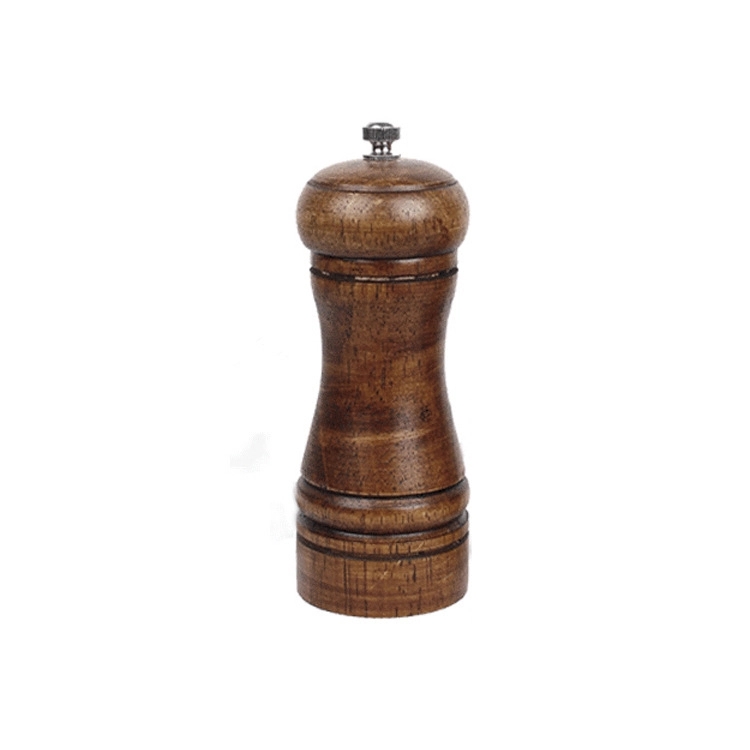 5" Salt/ Pepper Oak Wood Mill Grinder 1