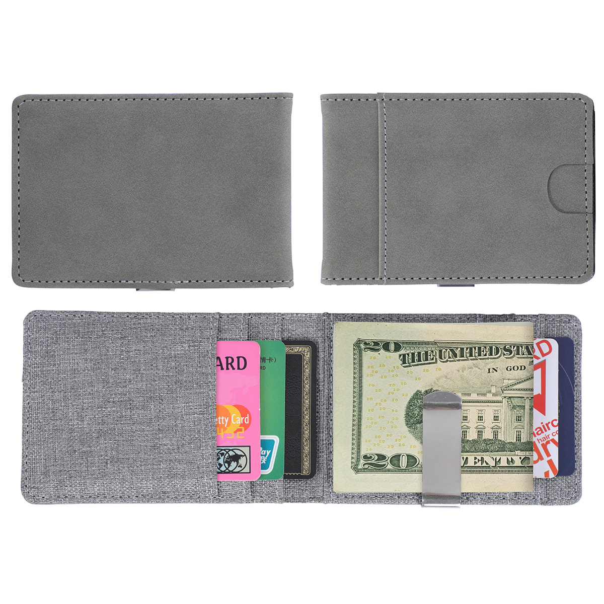 Best Buddy Tools® Slim Wallet with Money Clip 4
