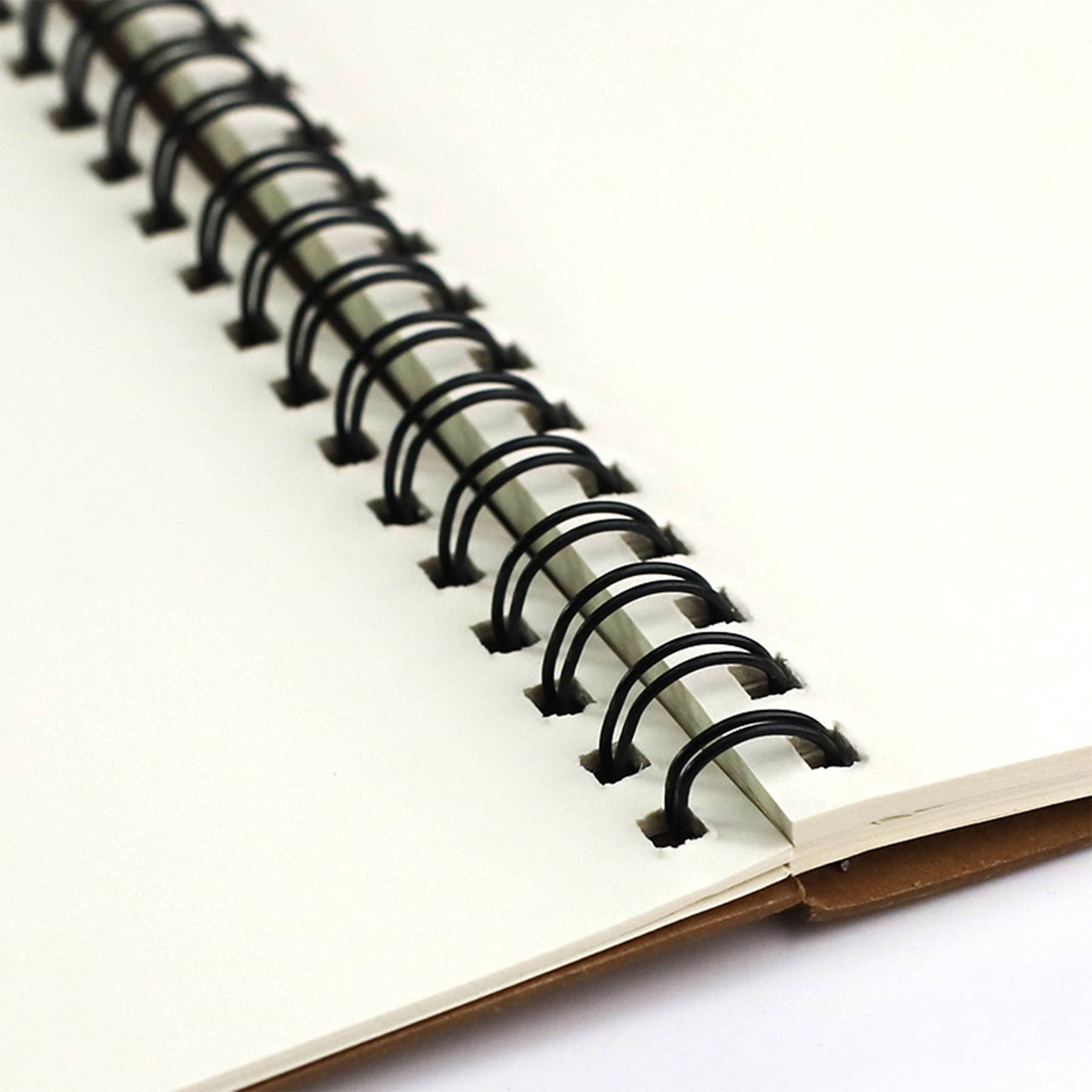 Custom vintage kraft paper coil notebook 5