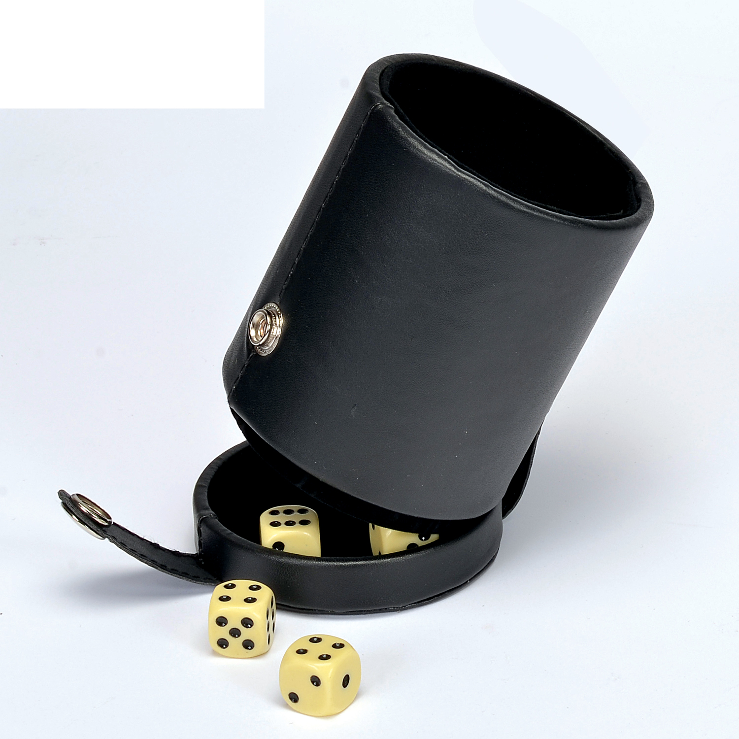 Black Deluxe Dice Cups with Storage (5 Dice) 4