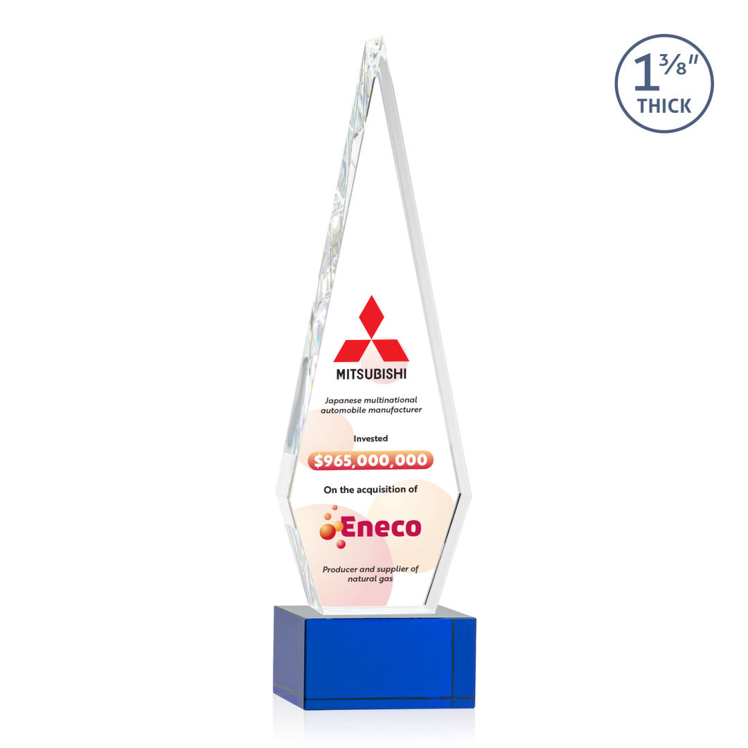 Springfield VividPrint™ Award on Hancock Base - Blue 19