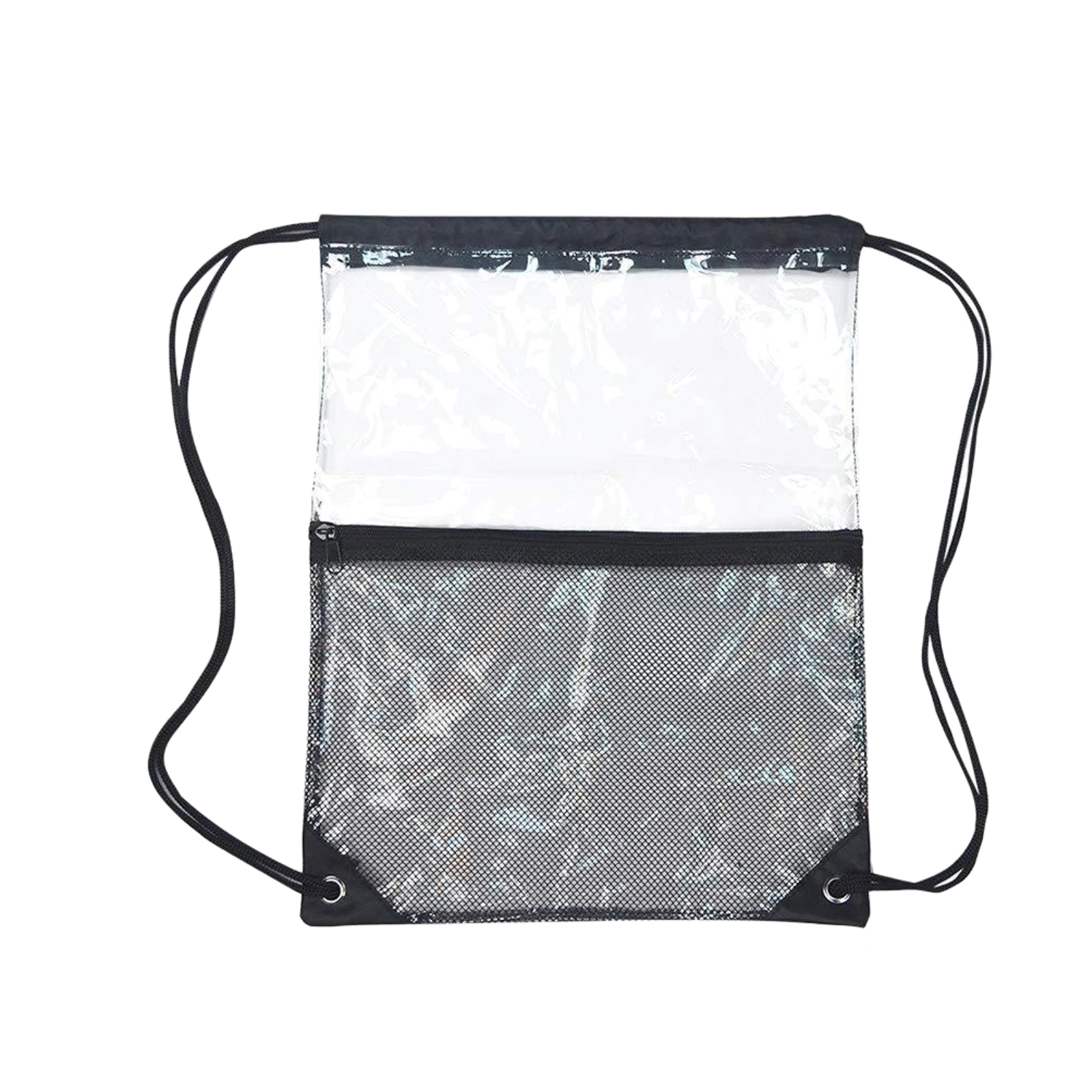 Transparent Drawstring Beach Bag 5