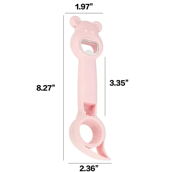 Bear Shaped Multi-Tool Opener with 4-In-1 Utility Gadget 4