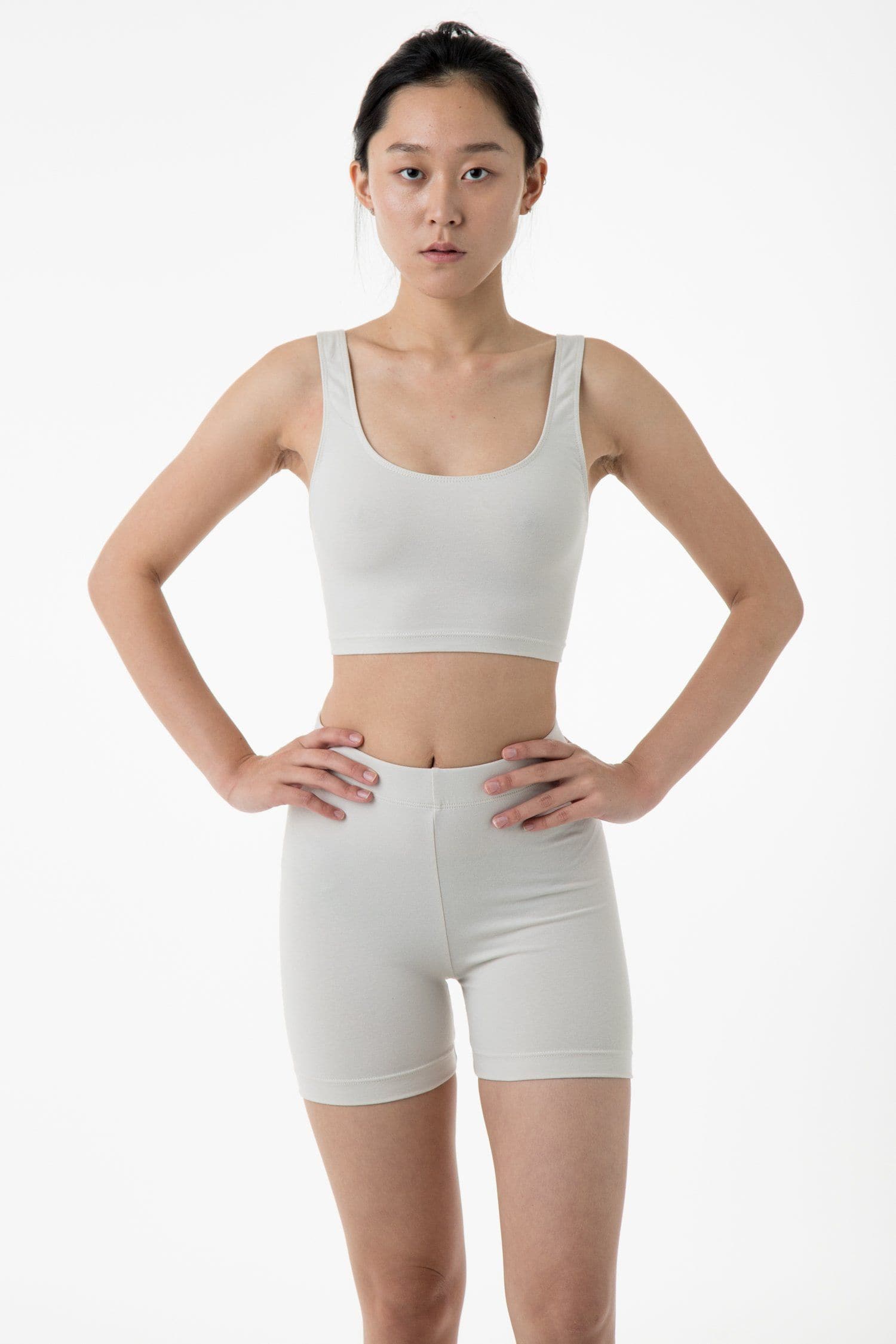 COTTON SPANDEX BIKER SHORTS 11