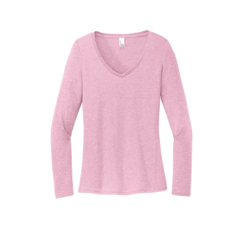 District Women's Perfect Tri Long Sleeve V-Neck Tee 31