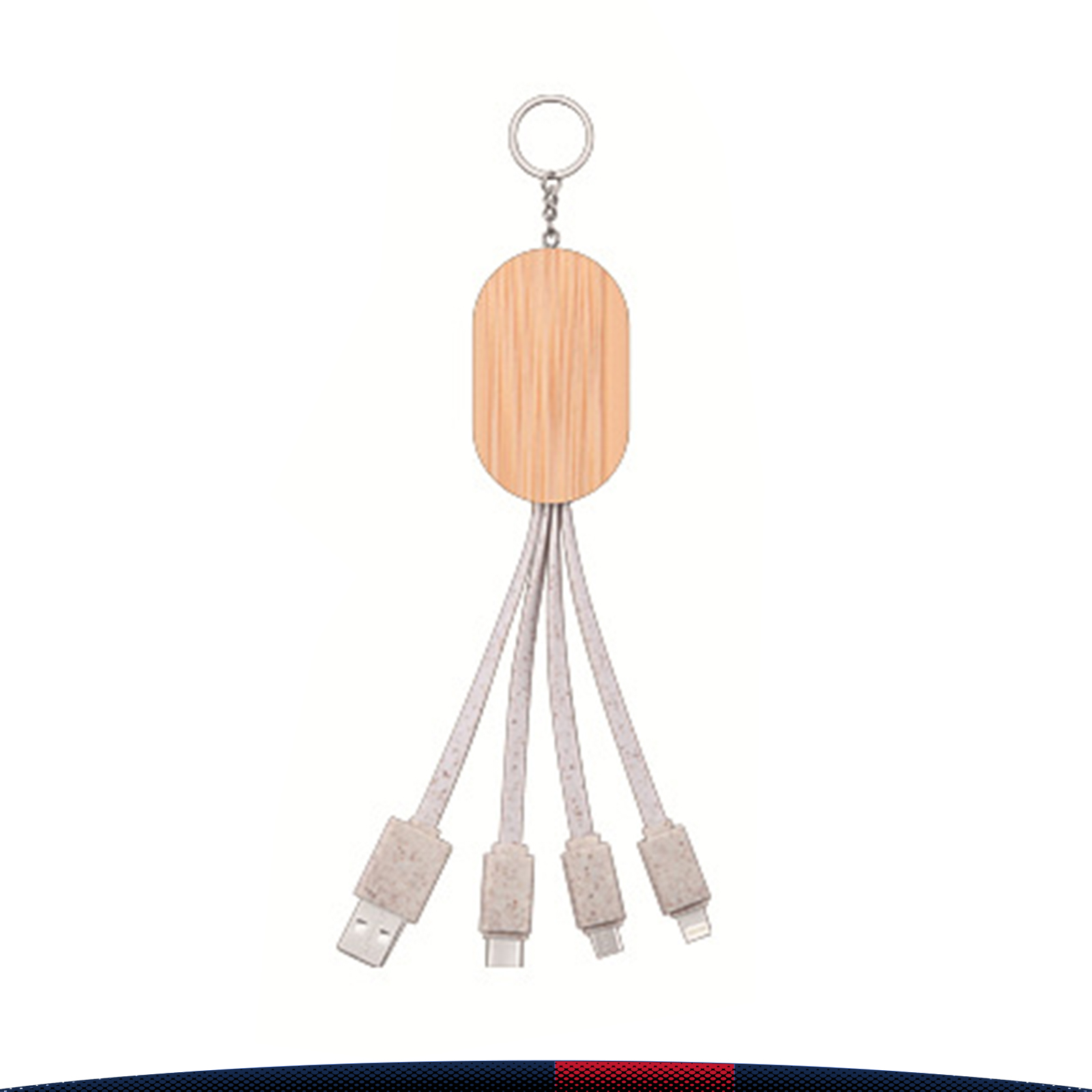 3in1 Wooden Stand Charging Cable 5