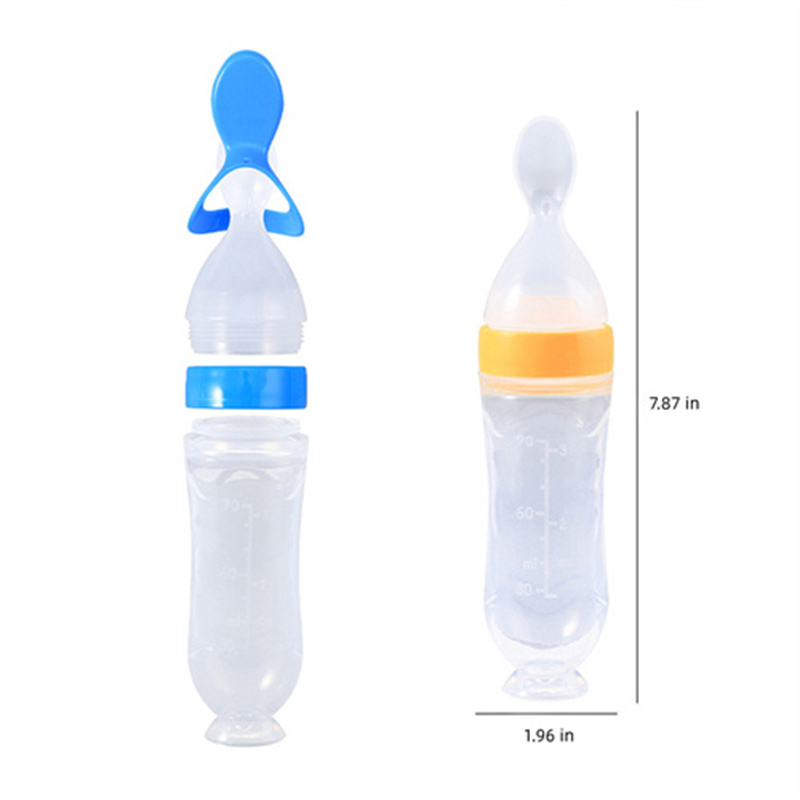 Baby Food Feeder Squeeze Bottle Spoon 2