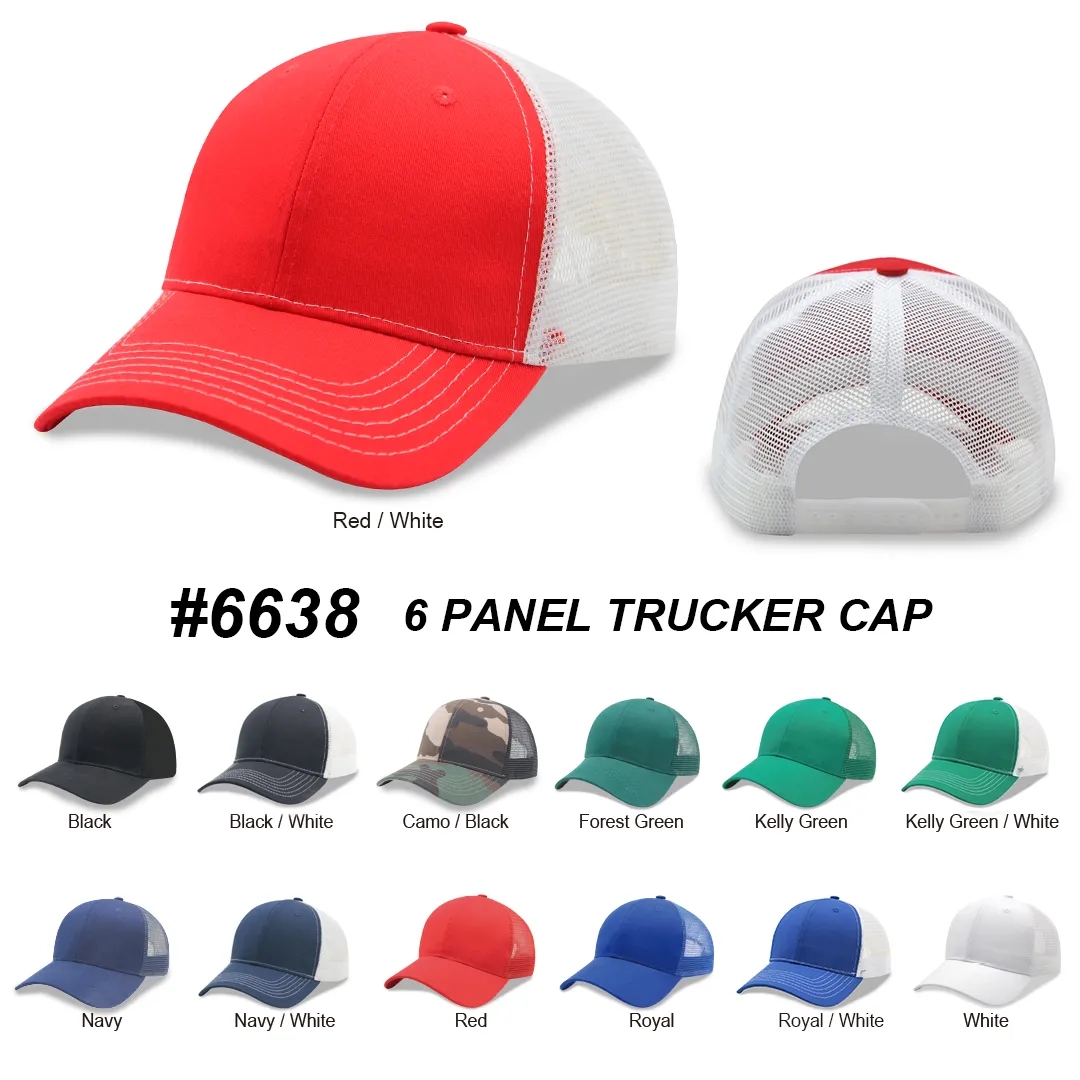 Classic Trucker cap 6 Panels Mesh Back snap back
