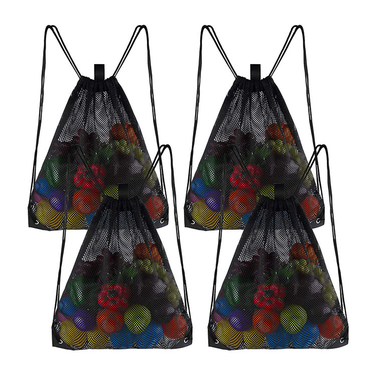 Mesh Drawstring Backpack Bag 6