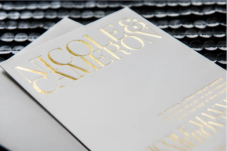 Color Foil Stamped Brochure 5