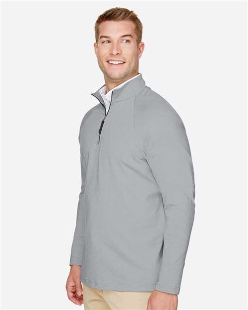 Men's CrownLux Performance® Clubhouse Micro-Stripe Quarter-Zip Pullover - DG480 29