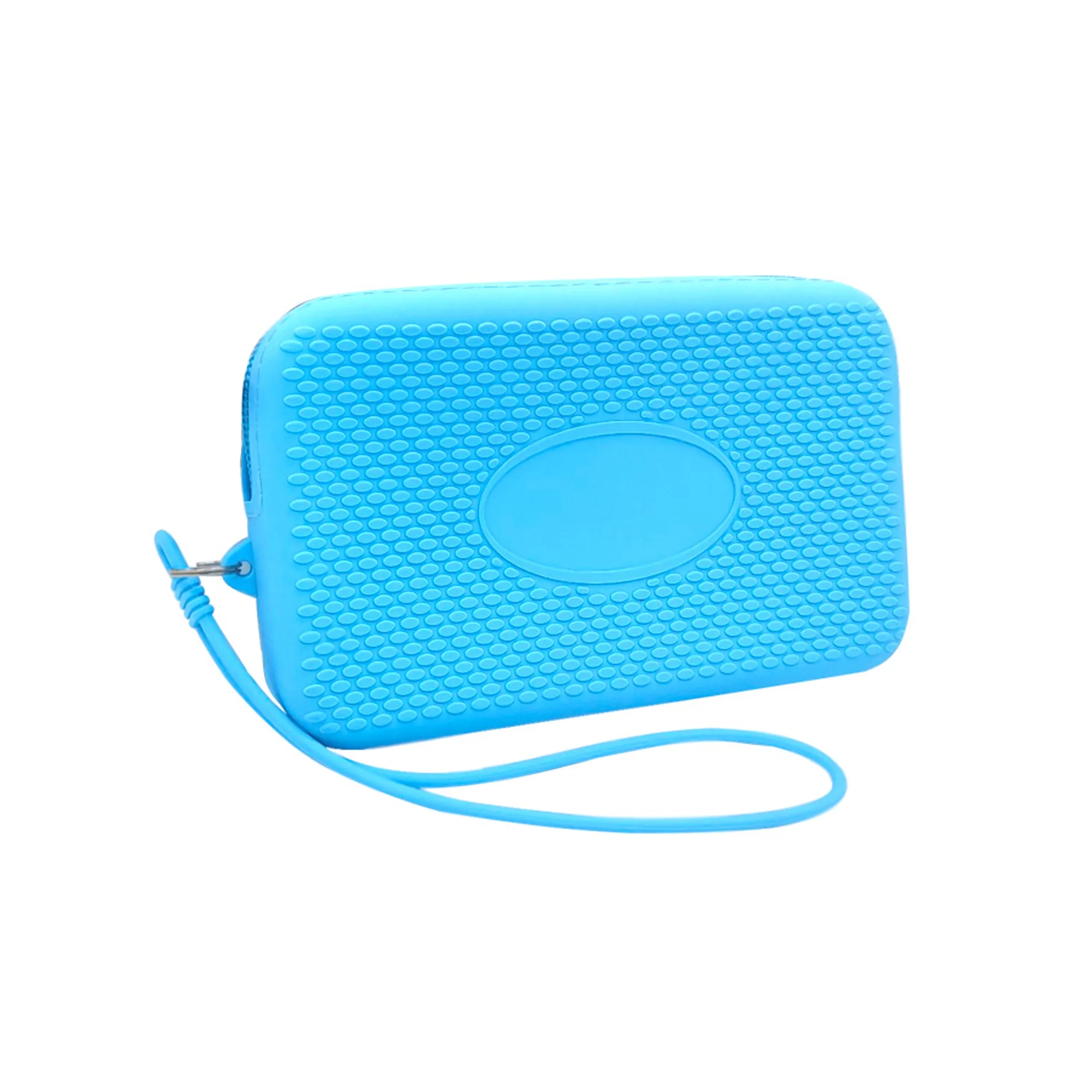 Portable Wristlet Keychain Wallet With Zipper 2