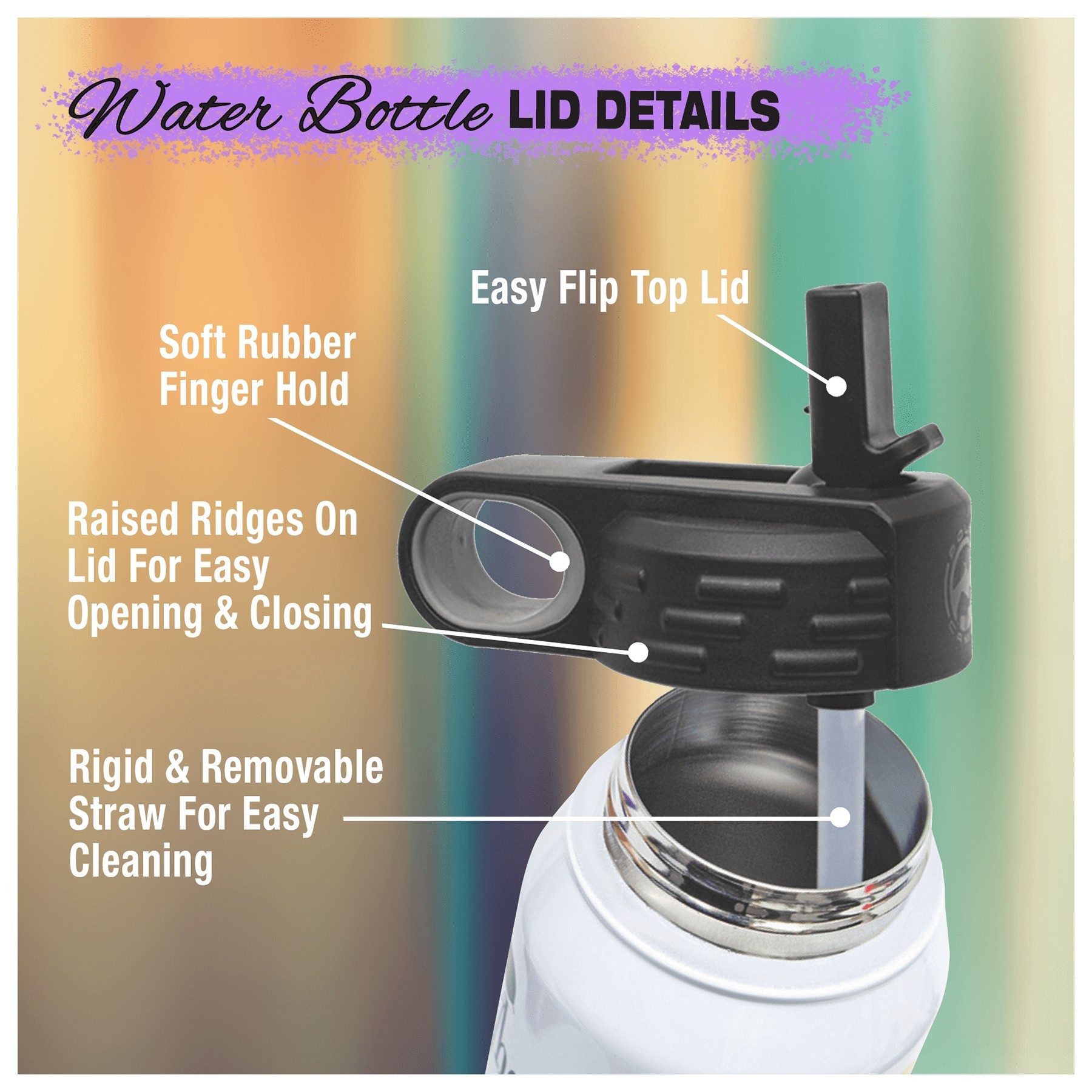 Polar Camel 32oz ION-Plated Rose Gold Water Bottle 8