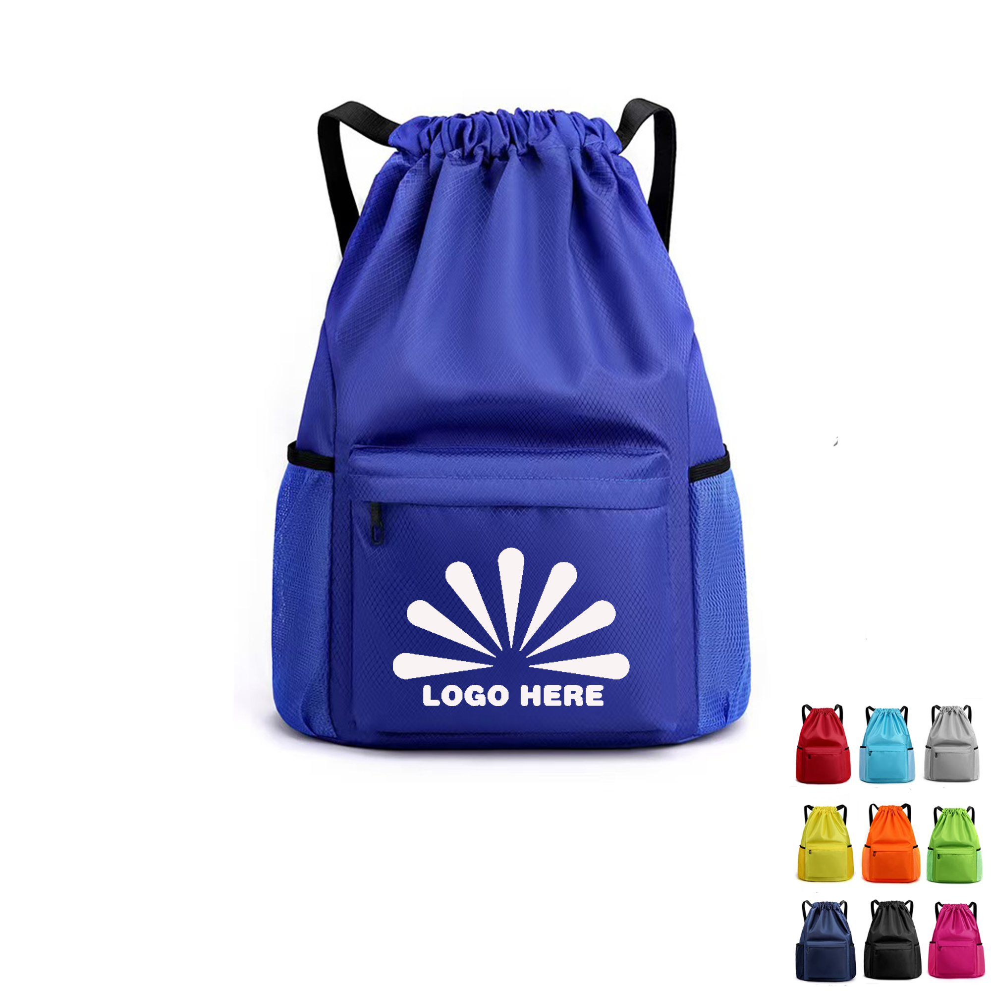 Large Capacity Drawstring Bag Backpack With Customizable Logo 2