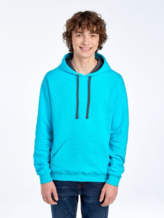 FRUIT OF THE LOOM Sofspun™ Unisex Hooded Sweatshirt, custom hoodie or sweatshirt with logo imprint 5