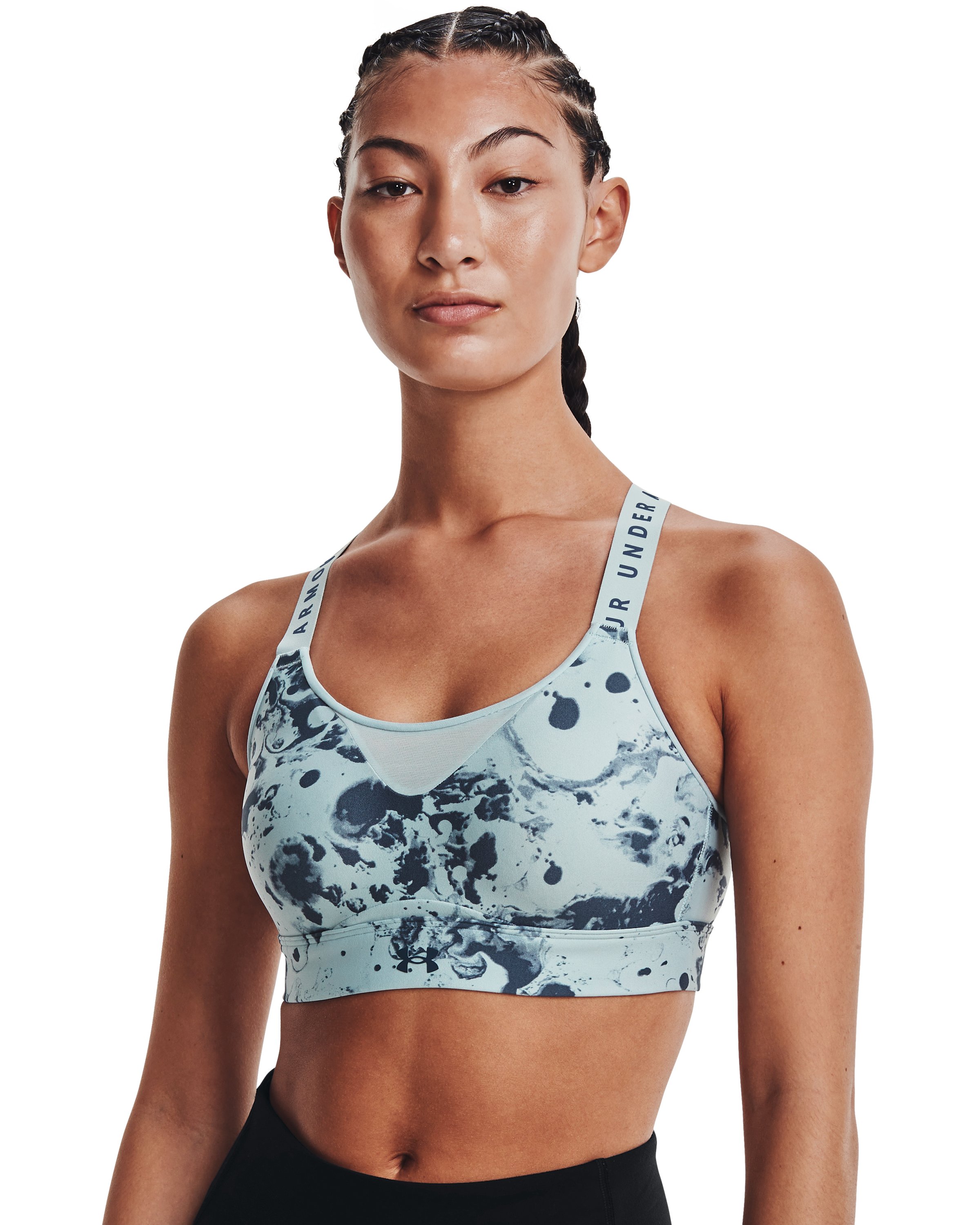 UA Infinity High Printed Women's Sports Bra 2