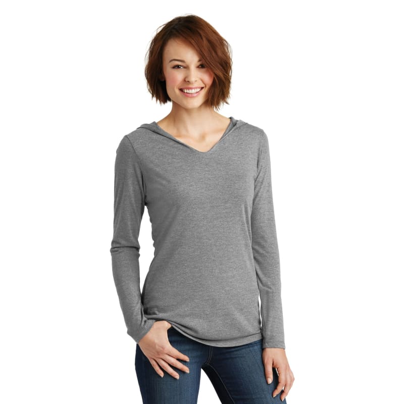 District Women's Perfect Tri Long Sleeve Hoodie. 17