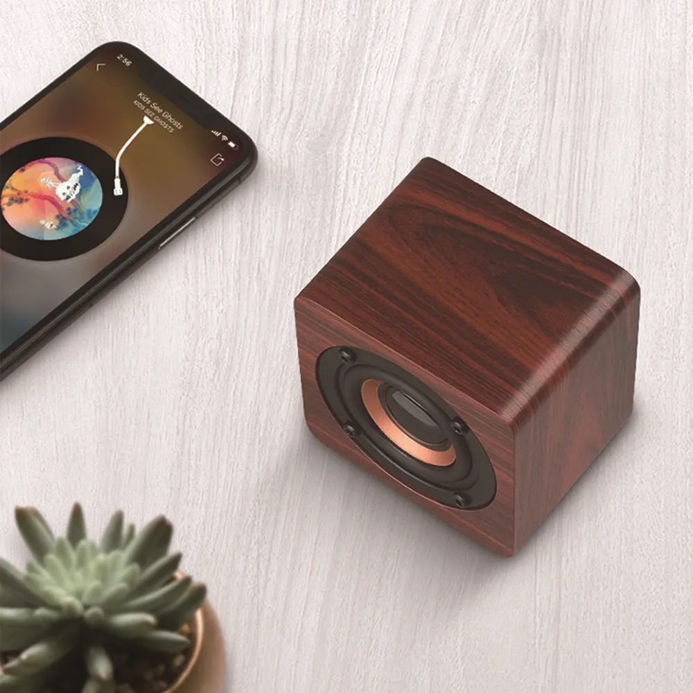 Wooden Mini Wireless Bluetooth Speakers 3