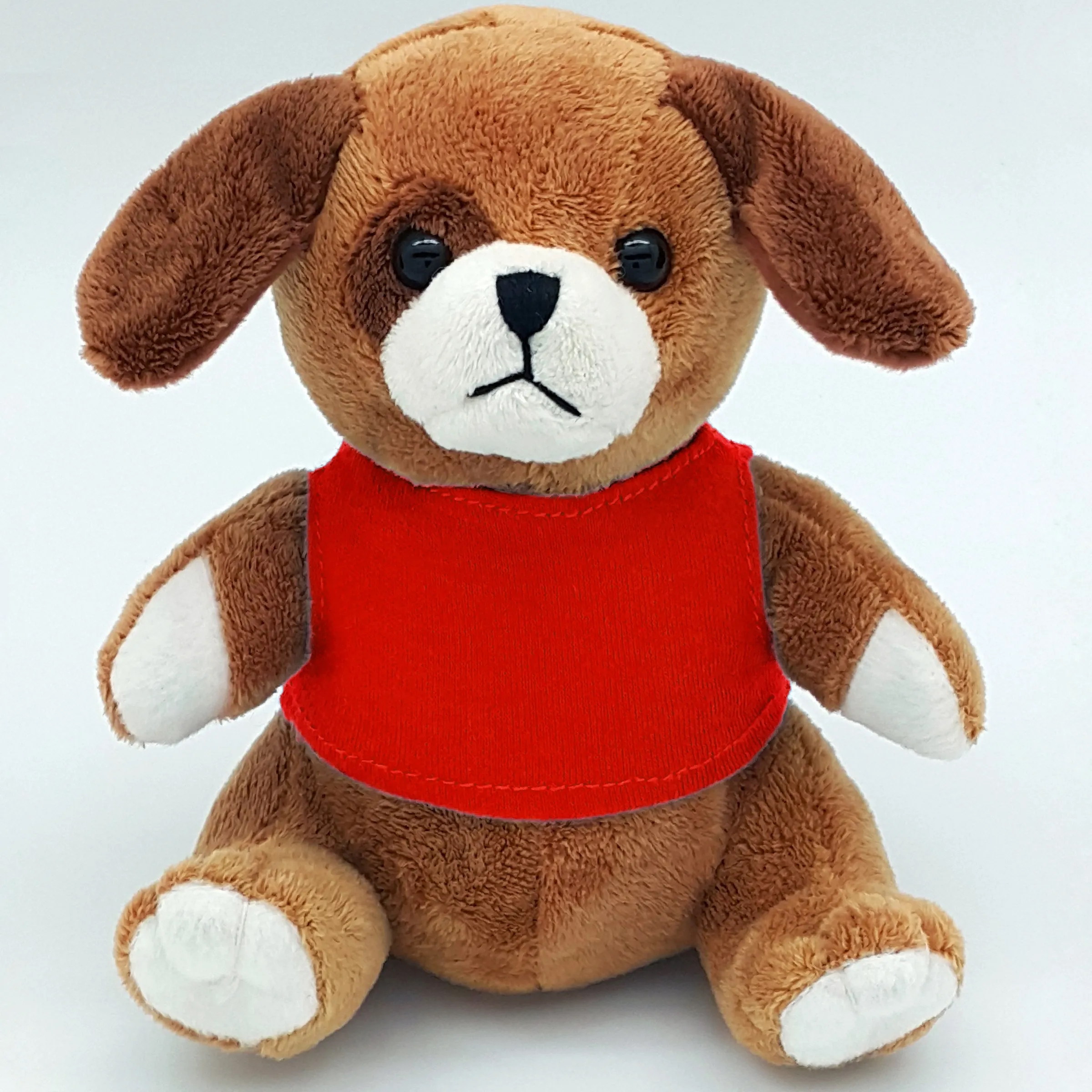 6" Beanie Dog with Embroidered Eyes 22