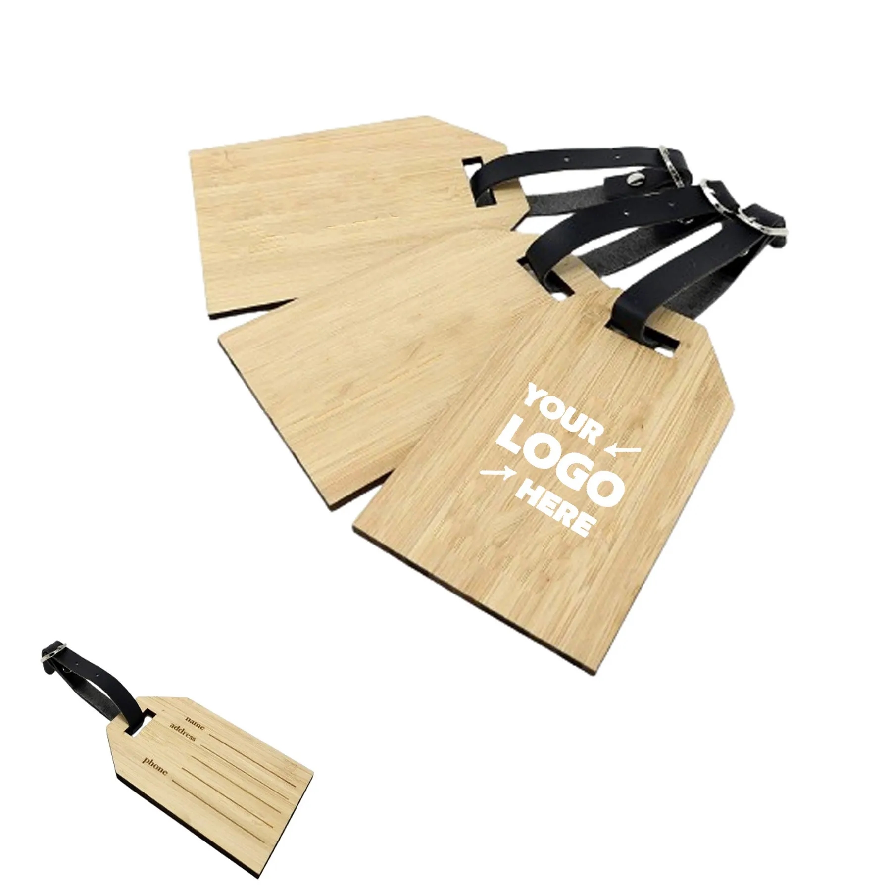 Bamboo Luggage Tag 1