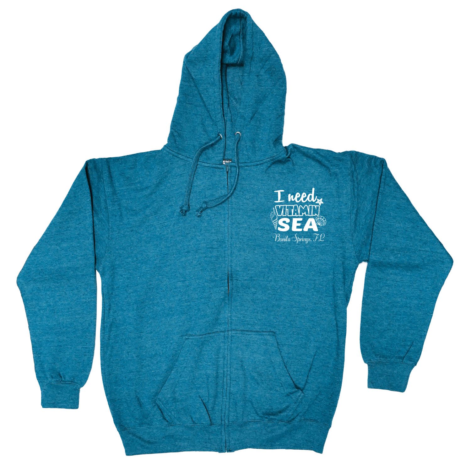 ADULT FULL ZIP VANTAGE HEATHER HOODIE - SCREEN 16