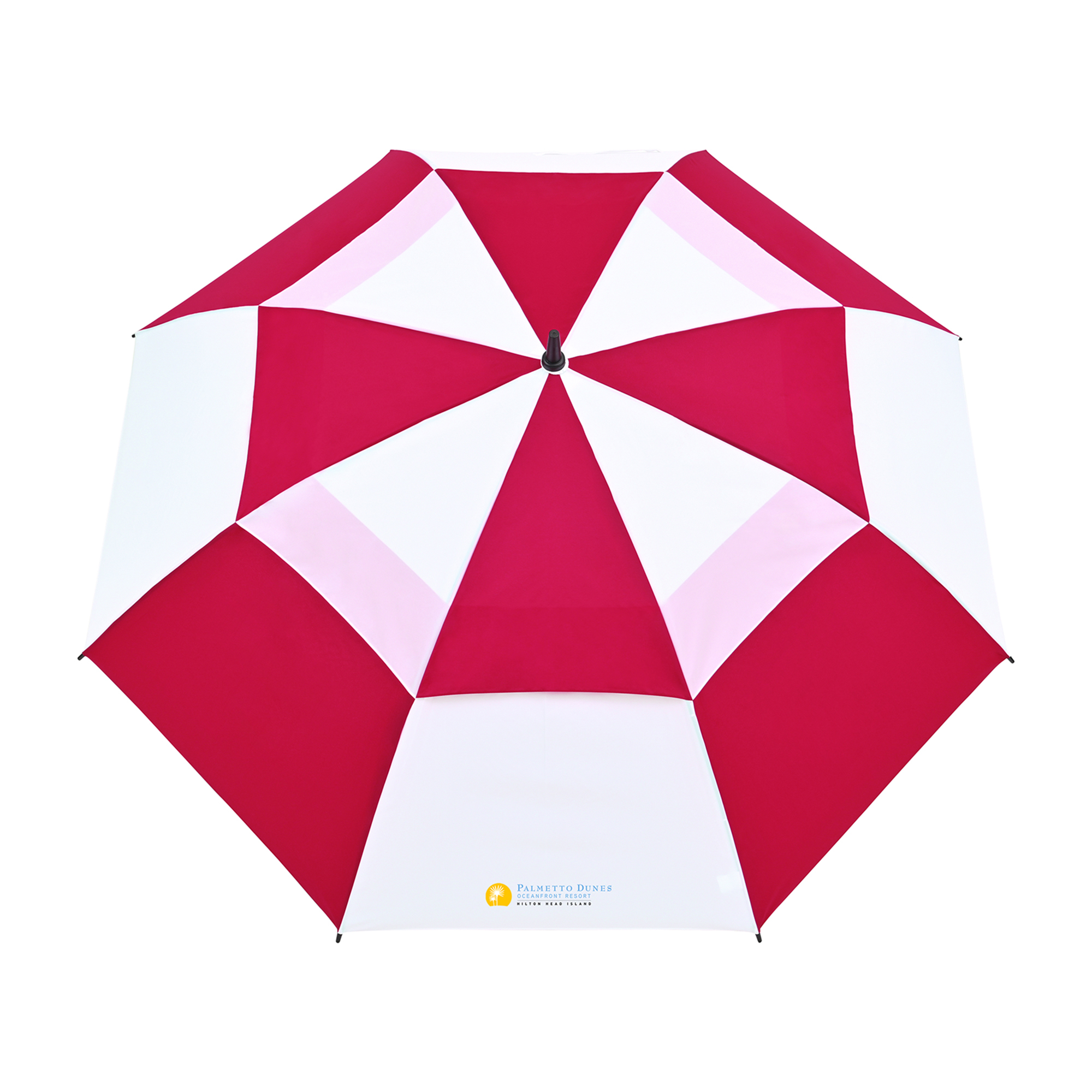 Elements 60" Recycled rPET Auto Open Dual Canopy Golf Umbrella 29