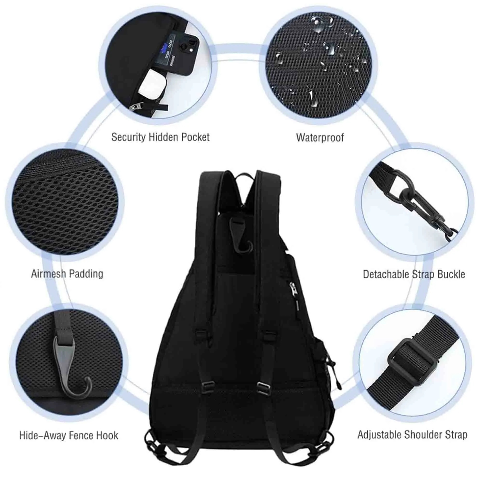 Sport Pickleball Sling Bag 3