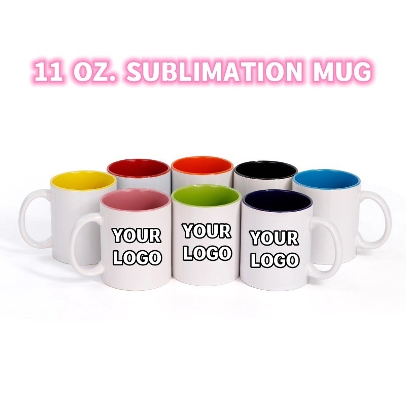 Two-Tone Full Color 11 oz Sublimation Ceramic Coffee Mug 1