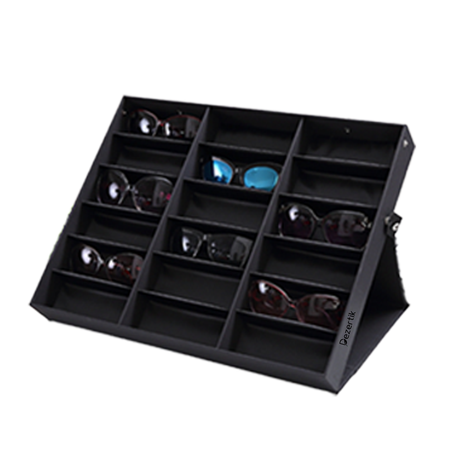 Inner Fleece Sunglasses Storage and Display Box 2