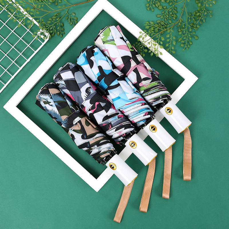 Camouflage Folding Reverse Automatic Umbrella 1