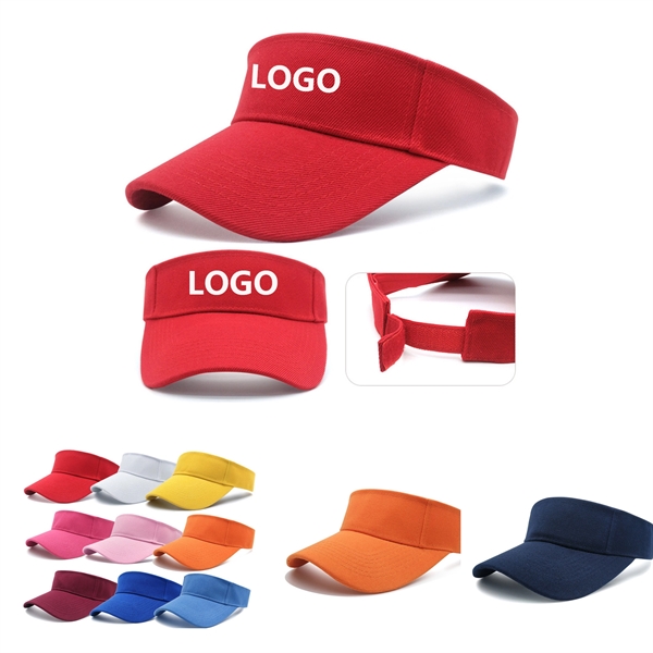 Cotton Sun Visor Hat 2