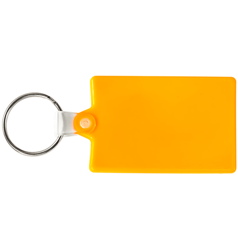 Rectangle Soft Plastic Keychains 27