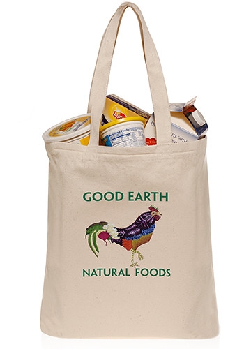 10 oz Cotton Grocery Tote Bag 1