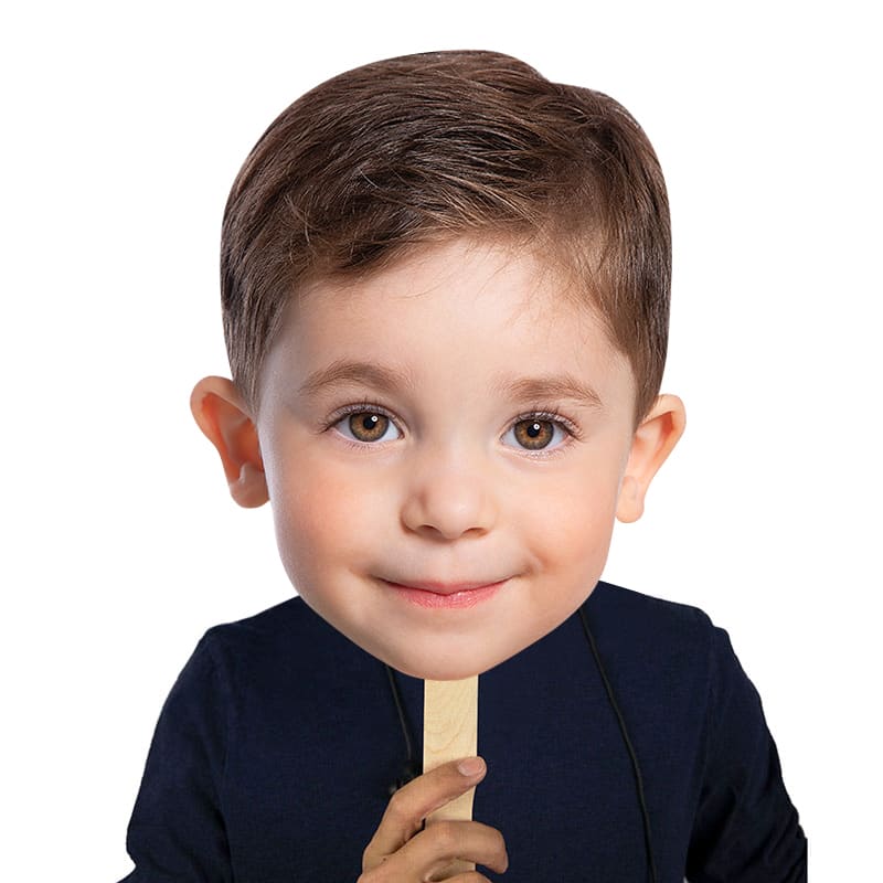 Face Cutout Hand Fans 4