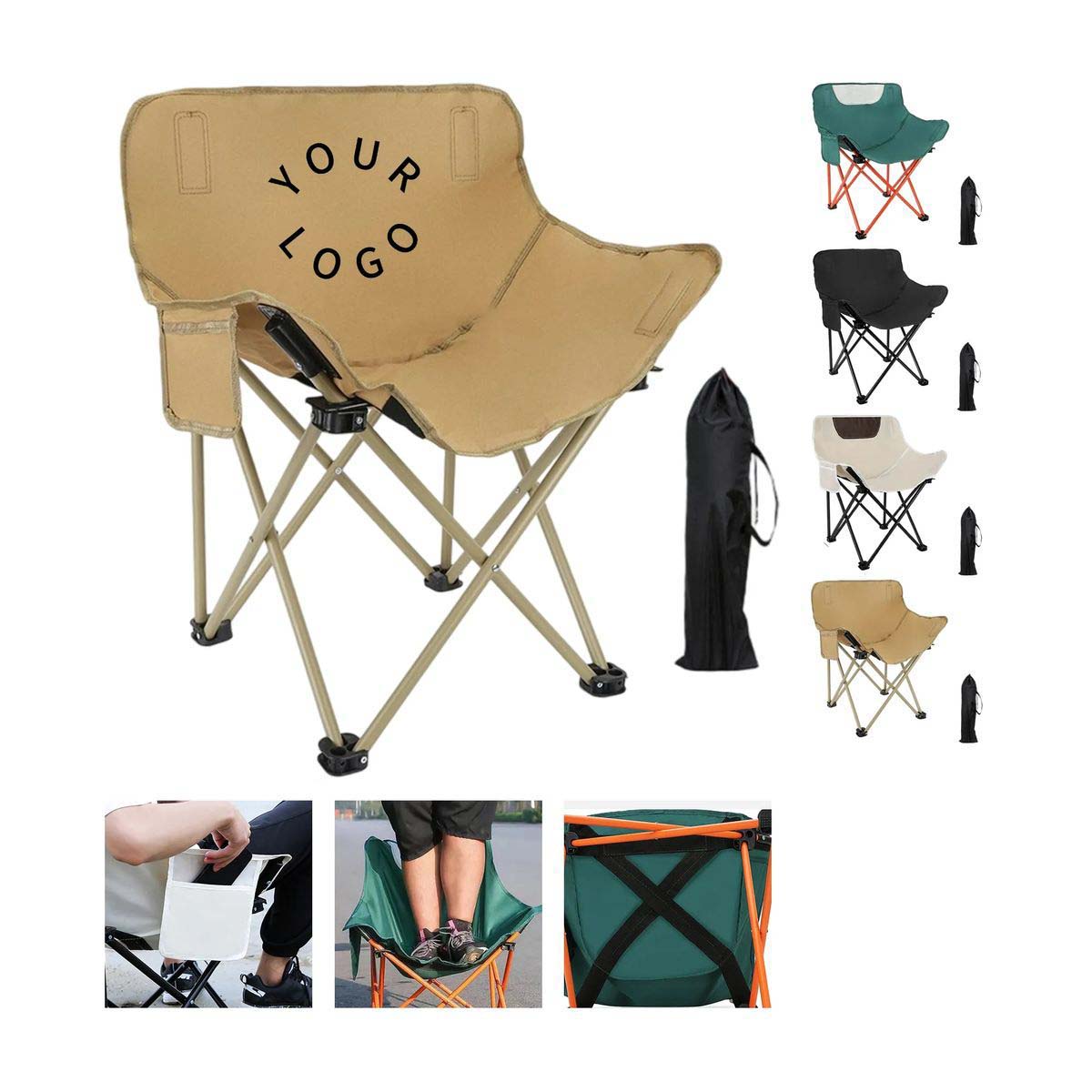 Lightweight Moon Chair with Ergonomic Design 2
