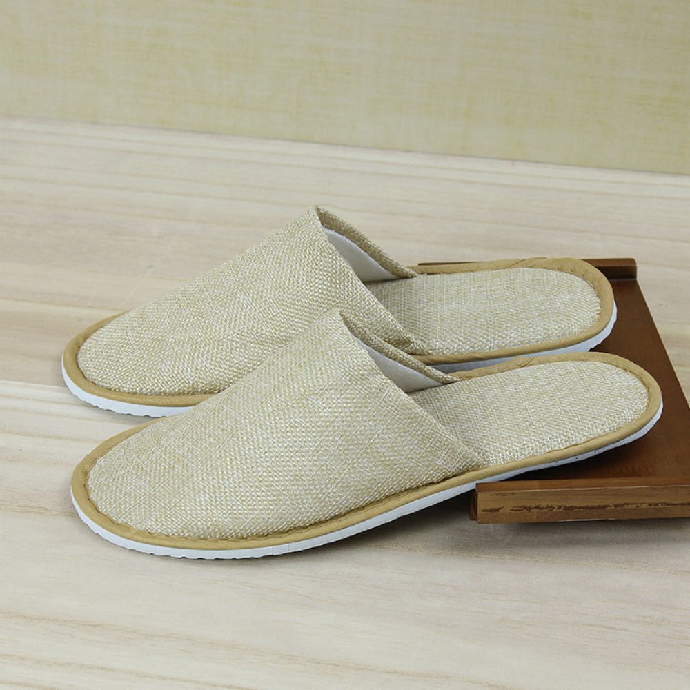 Disposable Linen Slippers 4