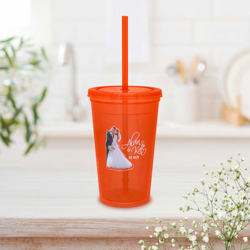 Custom Double Wall Tumbler - 16 Oz. 2