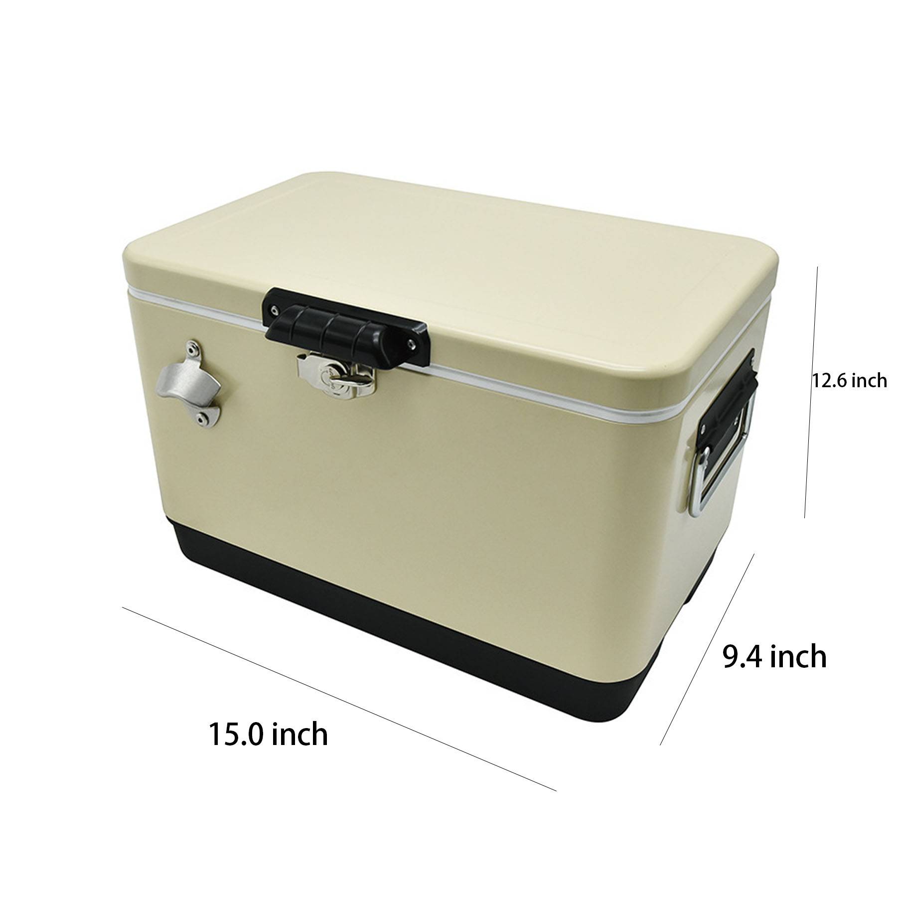 Car mounted outdoor retro iron cooler insulated case 5