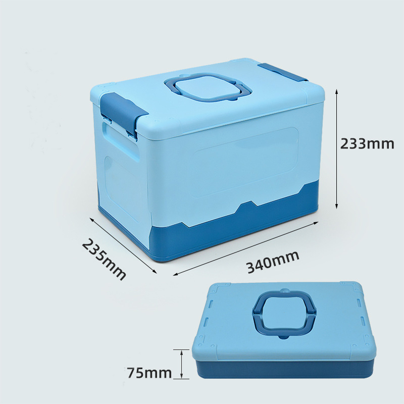 Foldable Storage Bin With Lid 2