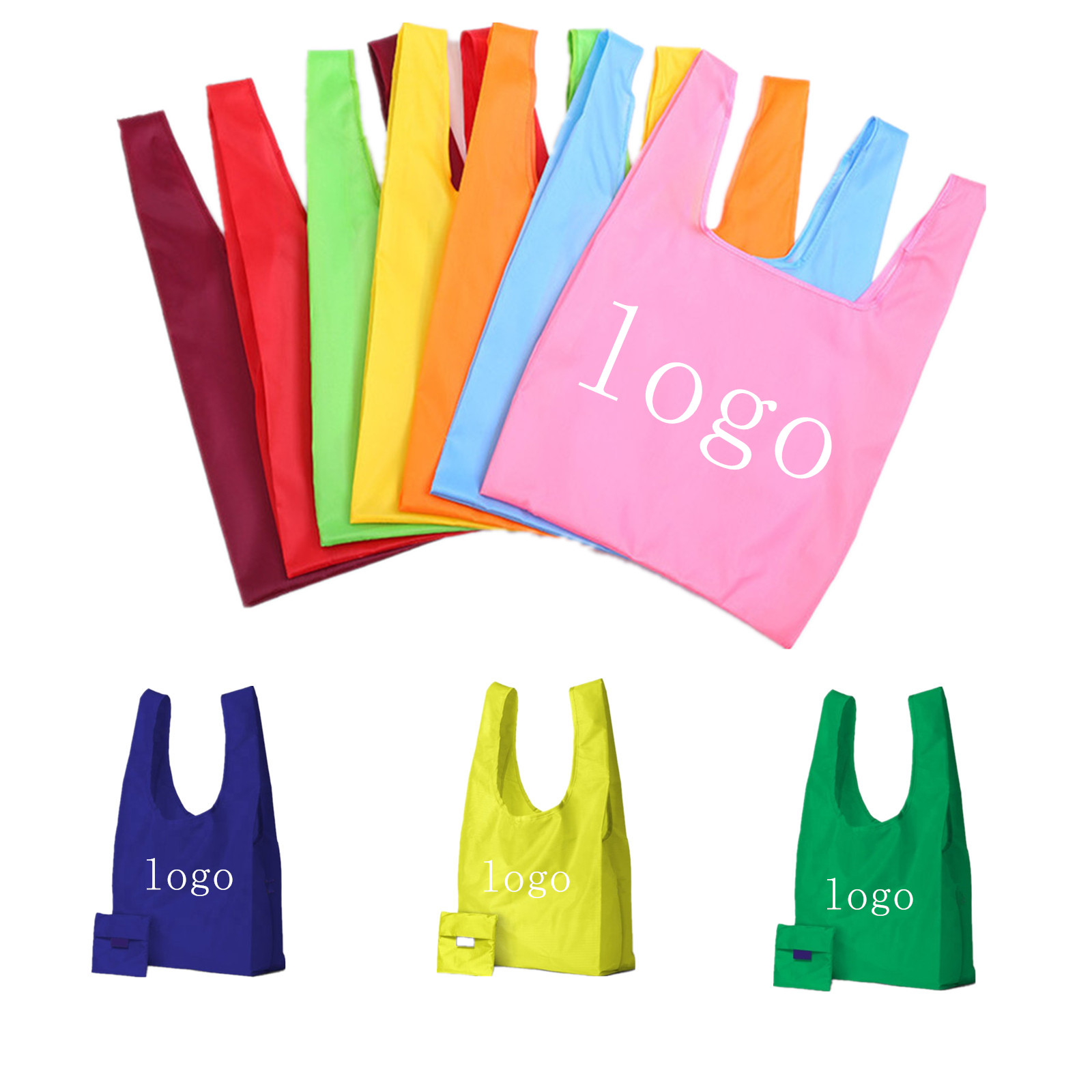 Reusable Folding Polyester Shopping Bag / Pouch 3