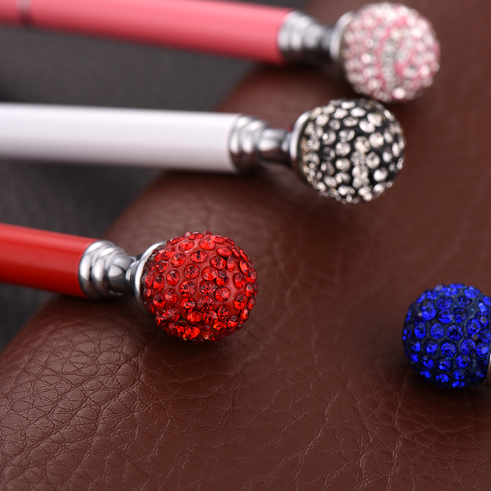 Metal Ballpoint Pen with Crystal Diamond Ball 7