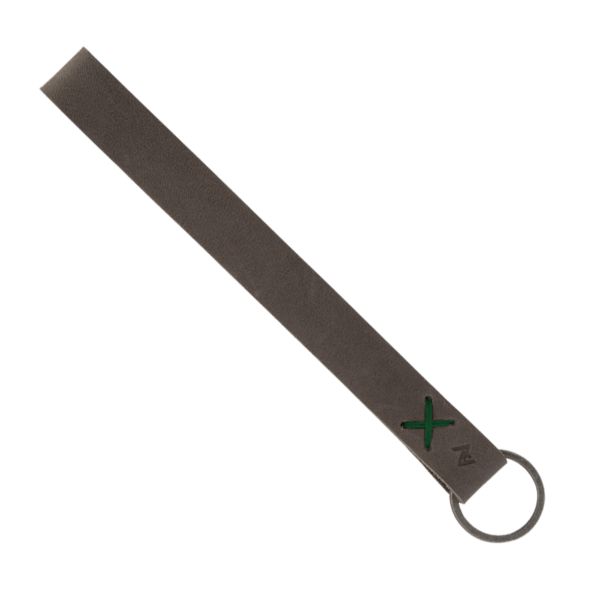 Hayward Leather Wrist Keychain with Metal Split-Ring 16