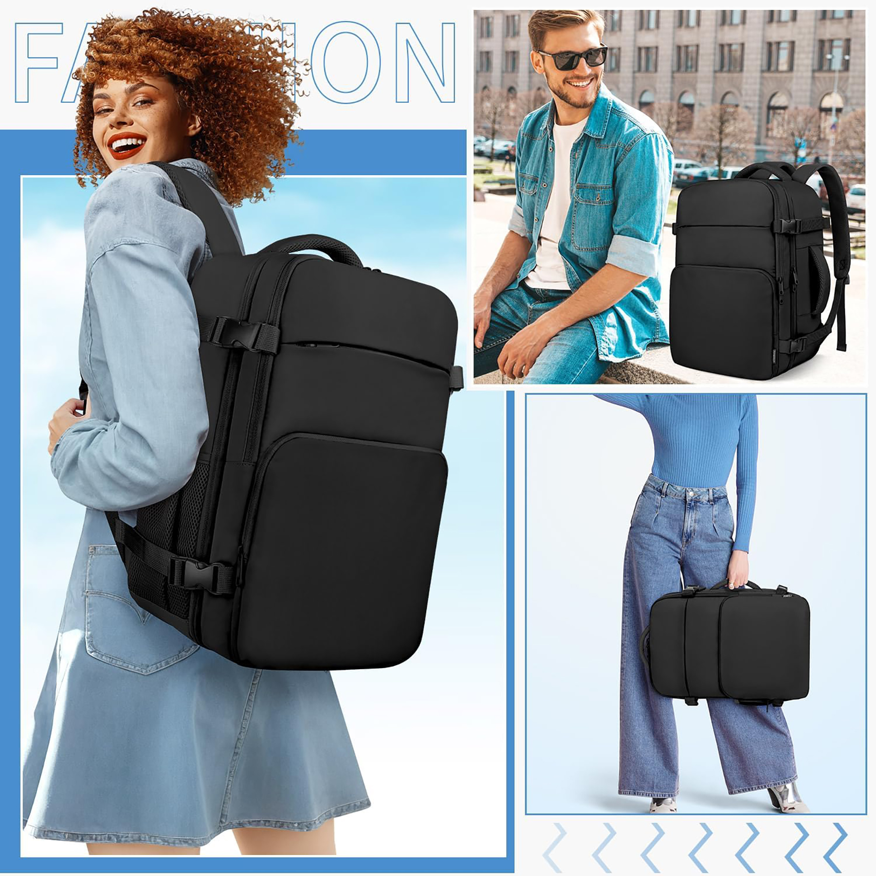 15.6 Inch Laptop Backpack Flight Approval 10