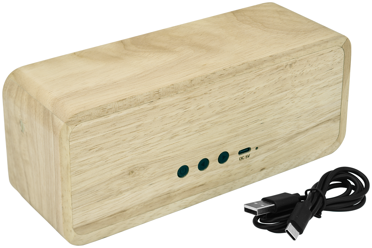 Urban Peak® 10W TWS FSC Wood Wireless Speaker 4
