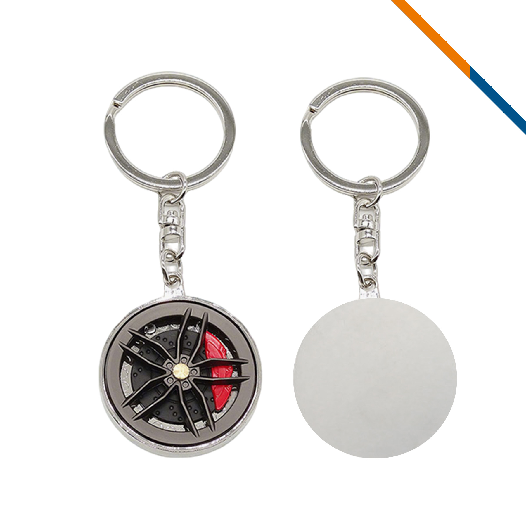 Rimit Wheel Hub Spinner Keychain 7