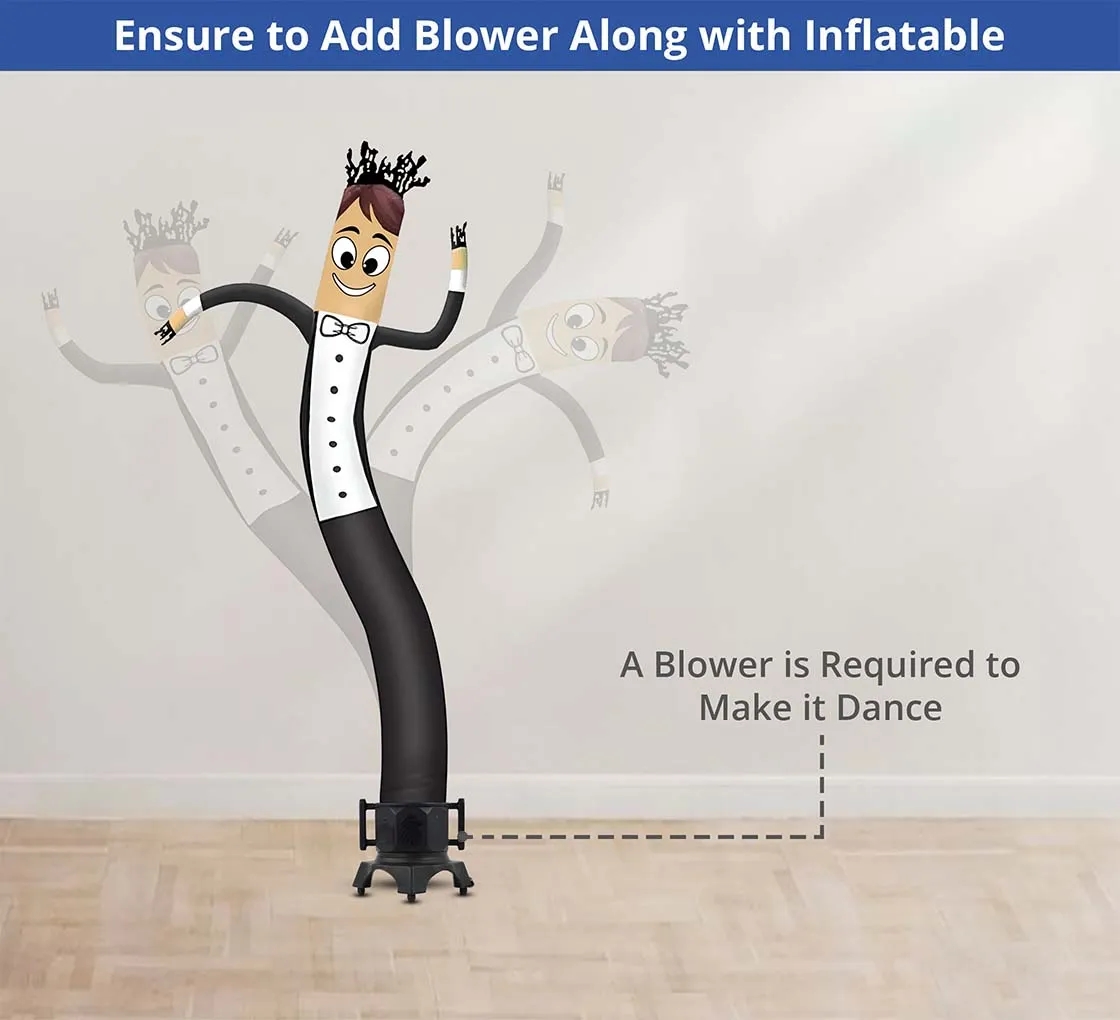 Groom Inflatable Tube Man Character with Blower 6