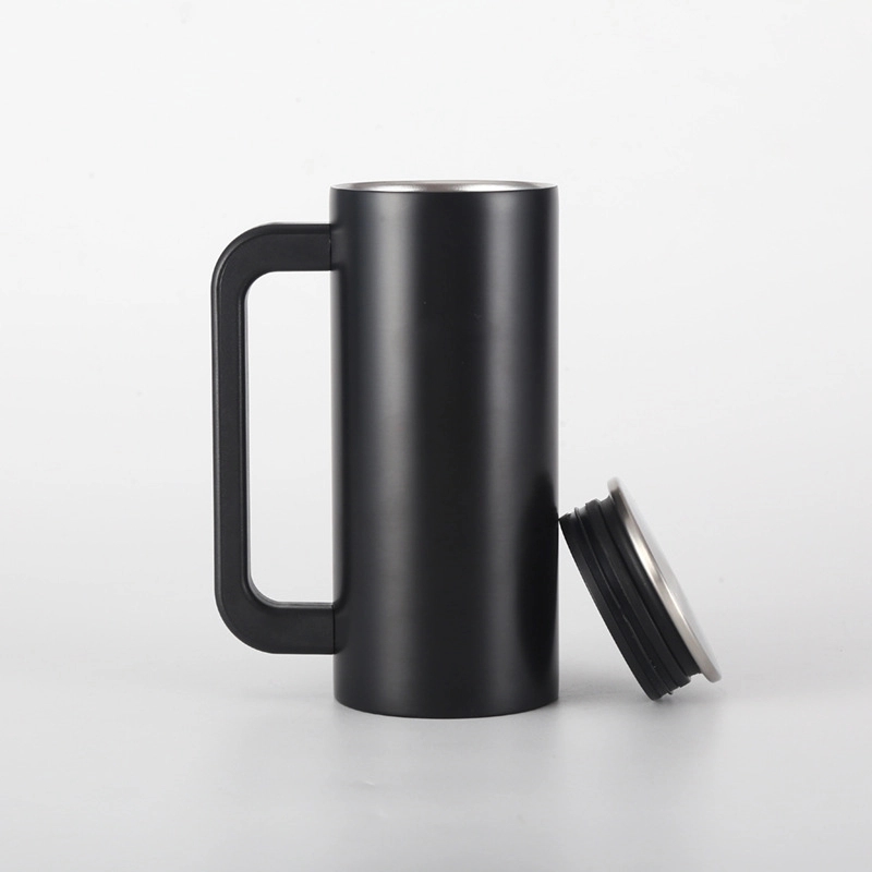 Custom 12 oz Stainless Steel Coffee Tumbler With Handle 7